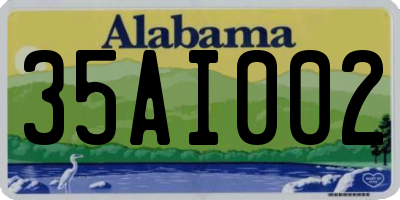 AL license plate 35AI002