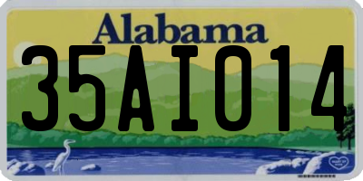 AL license plate 35AI014