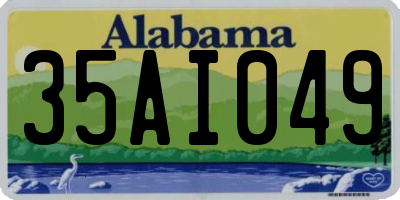 AL license plate 35AI049