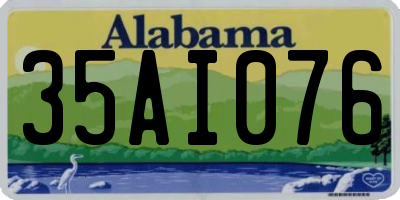 AL license plate 35AI076