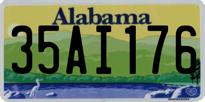 AL license plate 35AI176