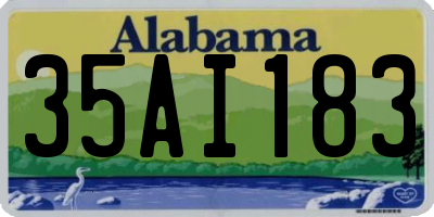 AL license plate 35AI183