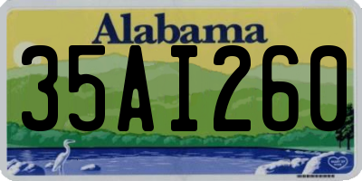 AL license plate 35AI260