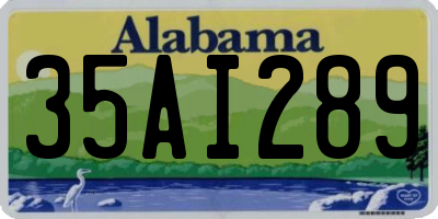 AL license plate 35AI289