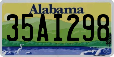 AL license plate 35AI298