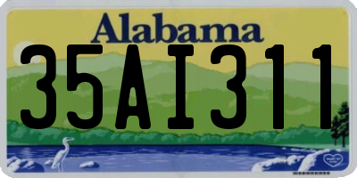 AL license plate 35AI311
