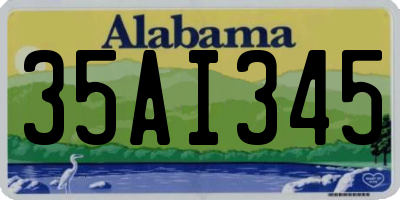 AL license plate 35AI345