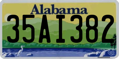 AL license plate 35AI382