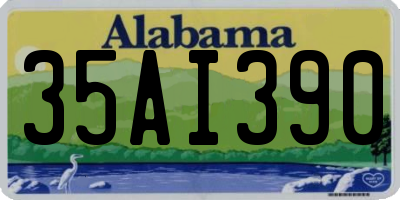 AL license plate 35AI390