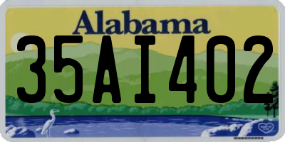 AL license plate 35AI402