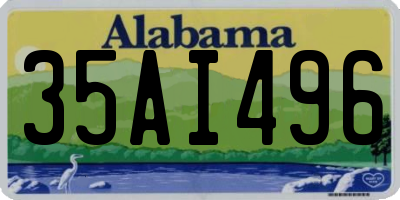 AL license plate 35AI496