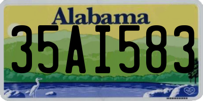 AL license plate 35AI583
