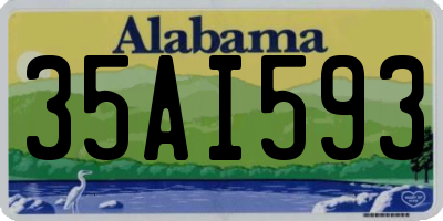 AL license plate 35AI593
