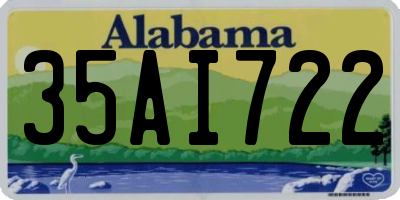 AL license plate 35AI722