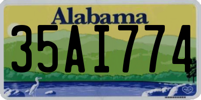 AL license plate 35AI774