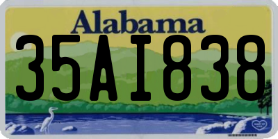 AL license plate 35AI838