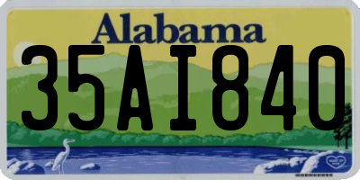 AL license plate 35AI840