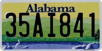 AL license plate 35AI841