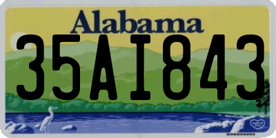 AL license plate 35AI843