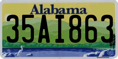AL license plate 35AI863