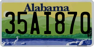 AL license plate 35AI870