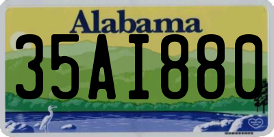 AL license plate 35AI880
