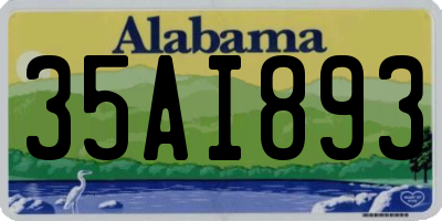 AL license plate 35AI893