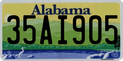 AL license plate 35AI905