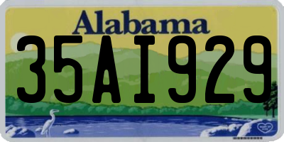 AL license plate 35AI929