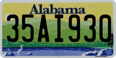 AL license plate 35AI930