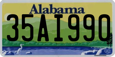 AL license plate 35AI990