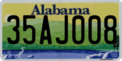 AL license plate 35AJ008