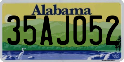 AL license plate 35AJ052