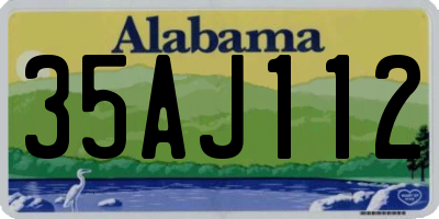 AL license plate 35AJ112