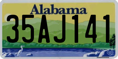 AL license plate 35AJ141