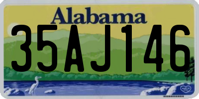 AL license plate 35AJ146