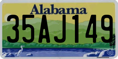 AL license plate 35AJ149