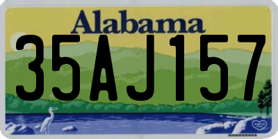 AL license plate 35AJ157