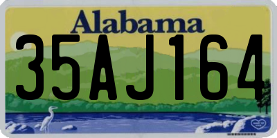 AL license plate 35AJ164
