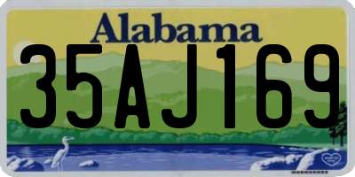 AL license plate 35AJ169