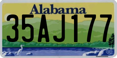 AL license plate 35AJ177