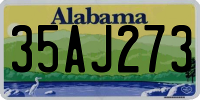 AL license plate 35AJ273