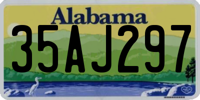 AL license plate 35AJ297