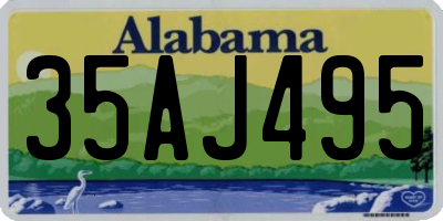 AL license plate 35AJ495