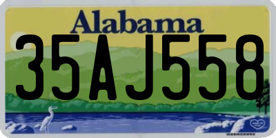 AL license plate 35AJ558