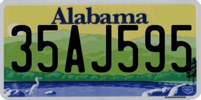 AL license plate 35AJ595