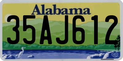 AL license plate 35AJ612