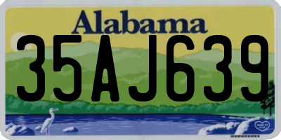 AL license plate 35AJ639