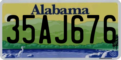 AL license plate 35AJ676