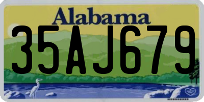 AL license plate 35AJ679
